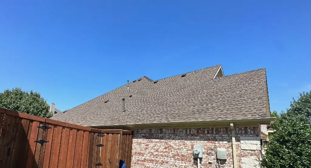 Completed roof replacement project in Fallbrook